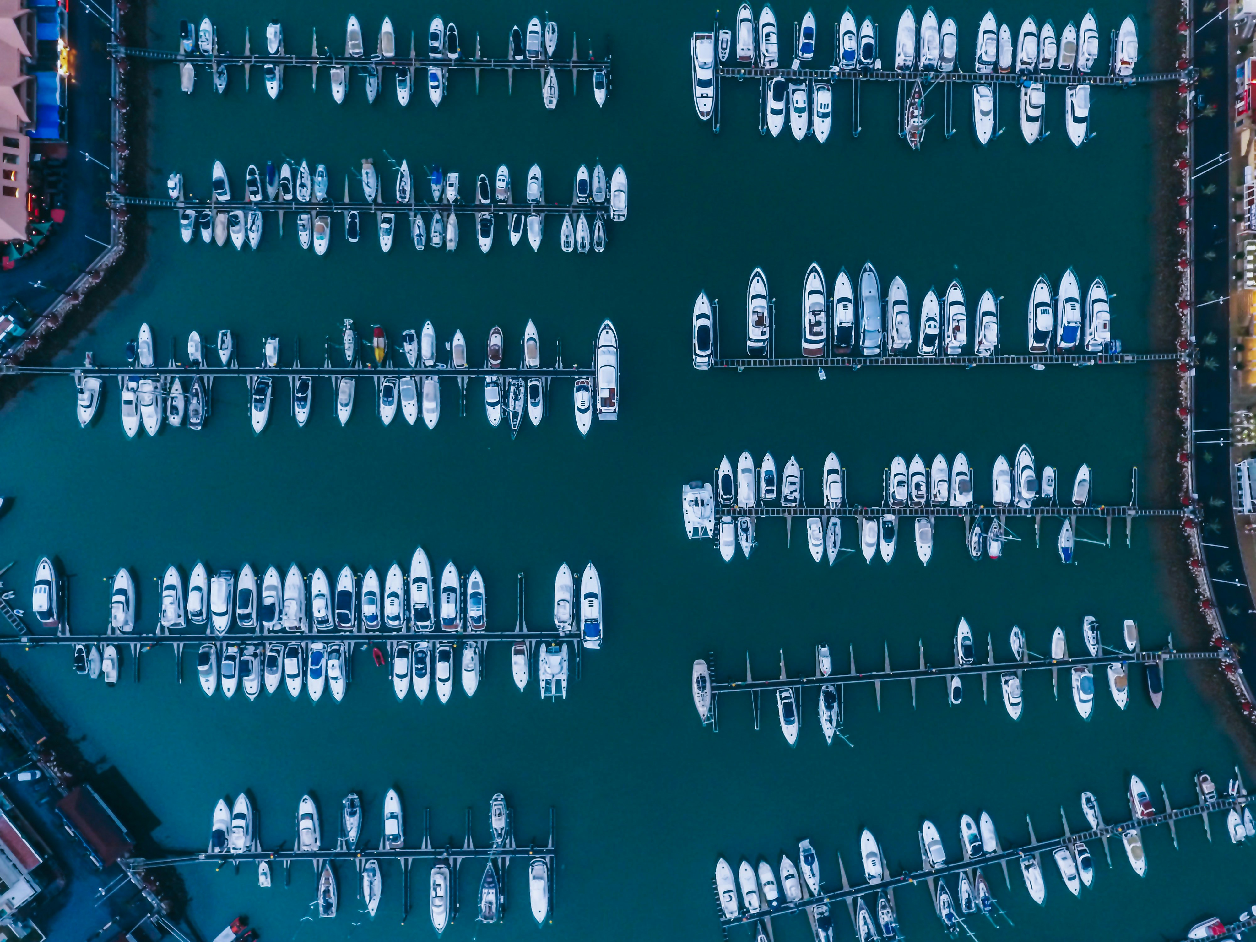 Marina waterfront